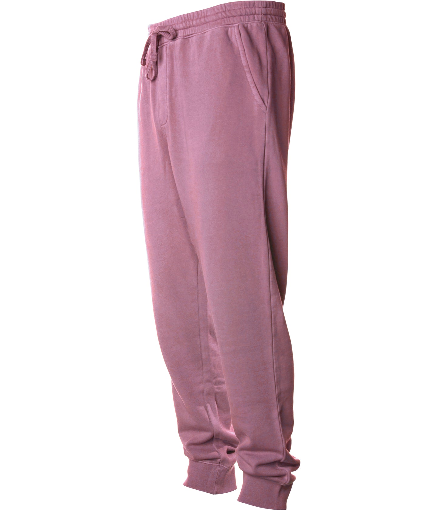 PRM50PTPD Men's Pigment Dyed Fleece Pant in color Pigment Maroon.