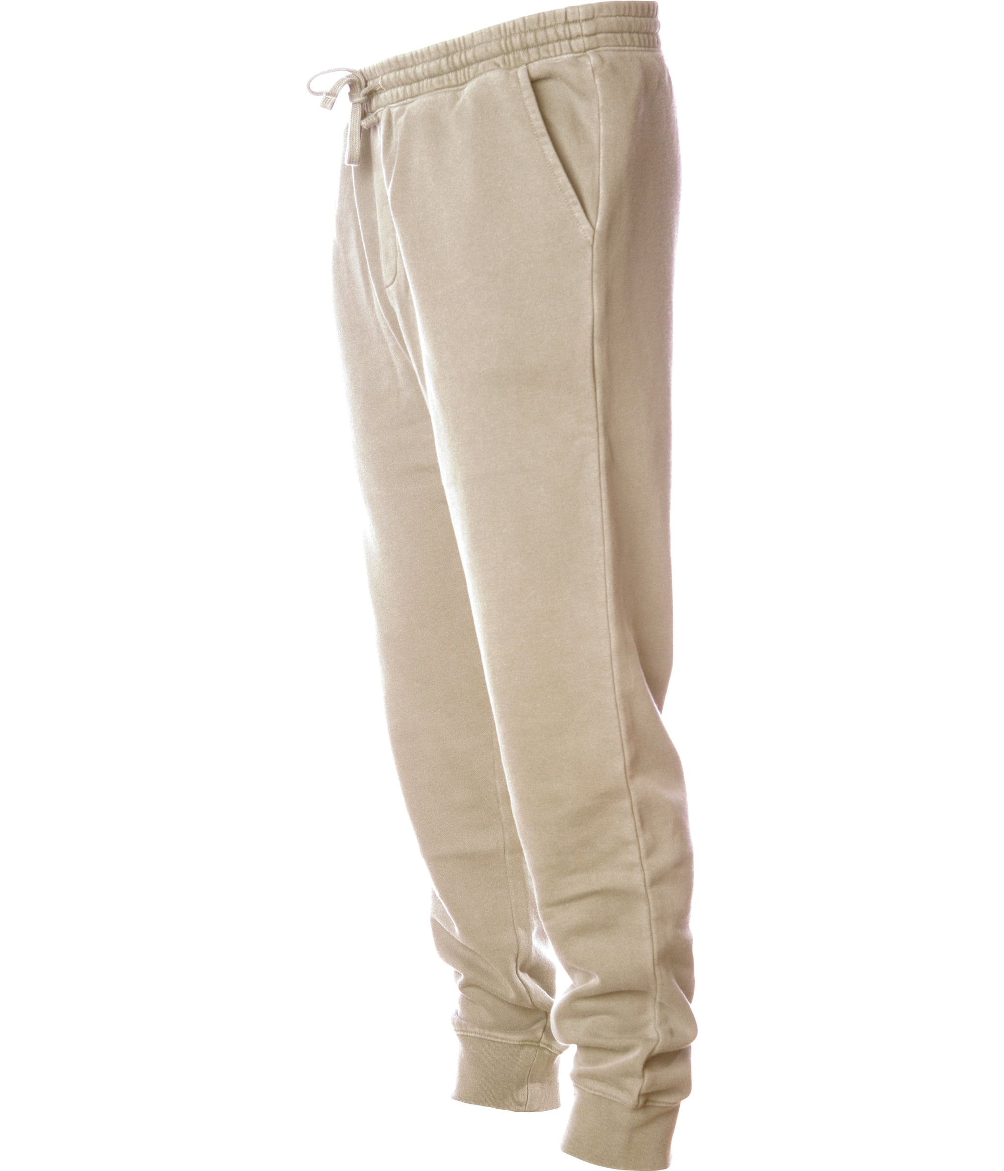 PRM50PTPD Men's Pigment Dyed Fleece Pant in color Pigment Sandstone.