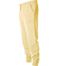 PRM50PTPD Men's Pigment Dyed Fleece Pant in color Pigment Yellow.