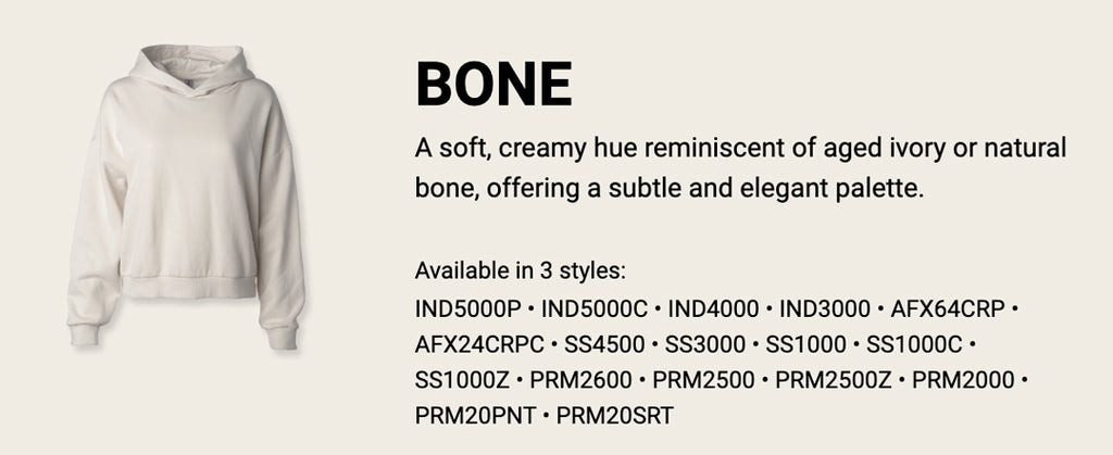Earth Tone color Bone