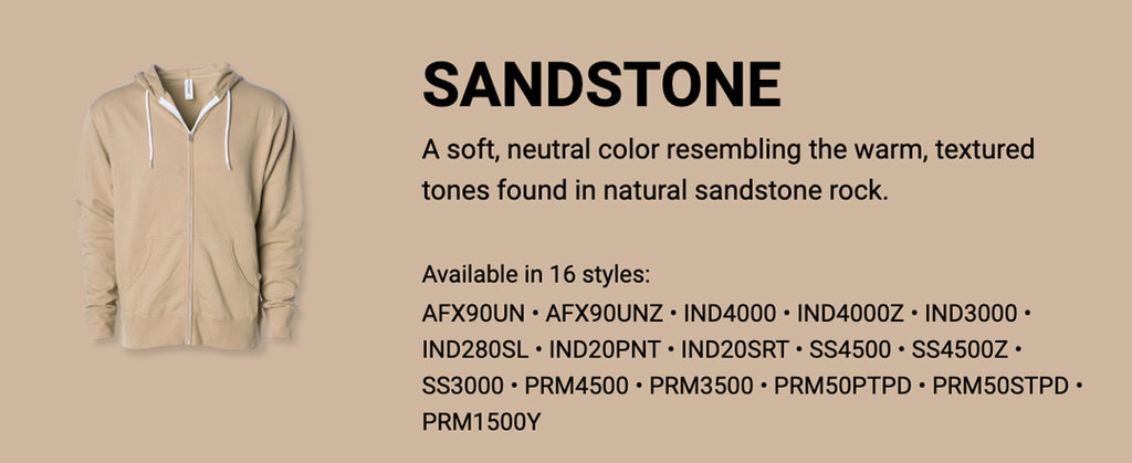 Earth Tone color Sandstone
