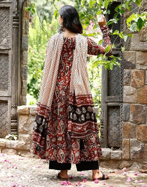 Mritsa Gota Patti Silk Lehenga Set - Red