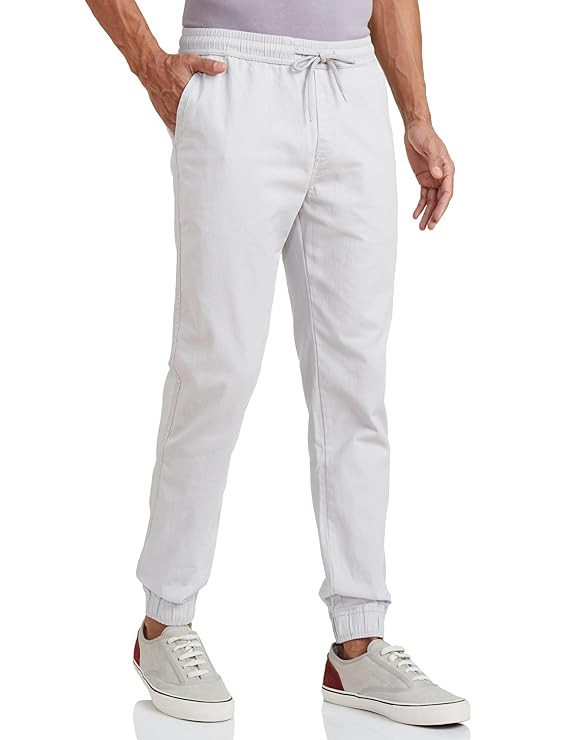 Amazon Brand - Symbol Men's Stretchable Regular fit Jogger Pants | Chinos | Casual Trousers