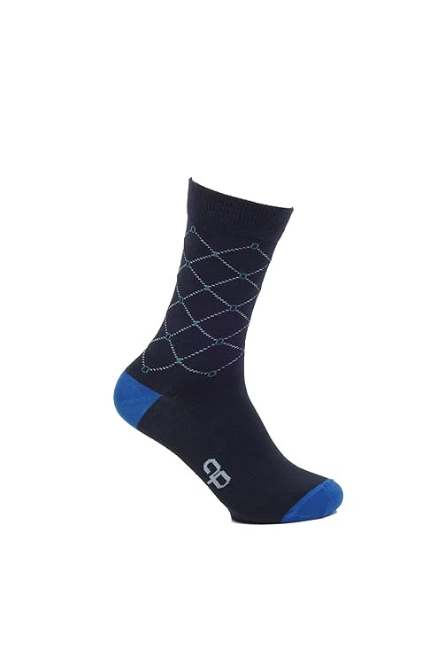 Cotton Socks for Men, Boys Formal Calf Length Socks - Pair of 1