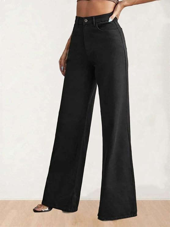 High Rise Straight Jeans