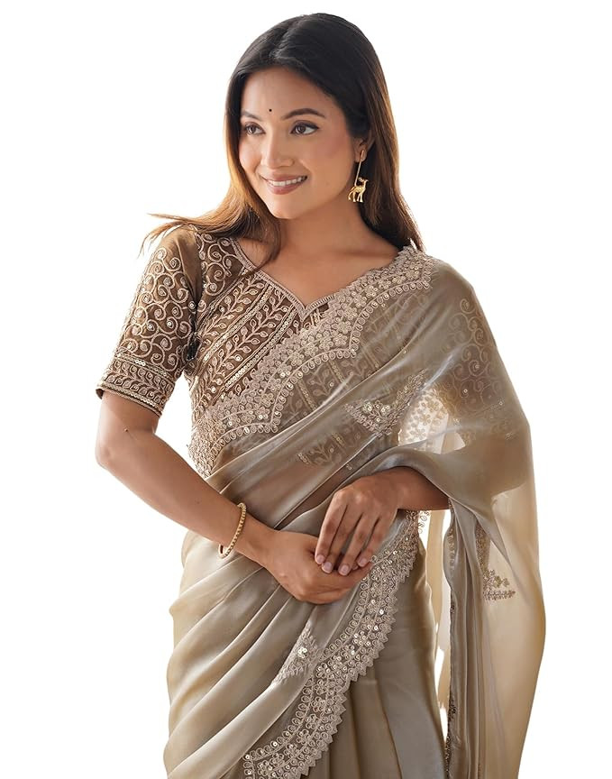 Sarasvi Gota Patti Silk Lehenga Set - Pink