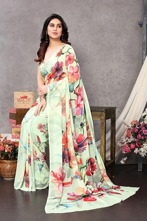 Sarasvi Gota Patti Silk Lehenga Set - Pink