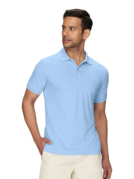 XYXX Men's Nova 100% Combed Cotton Regular Fit Polo T-Shirt